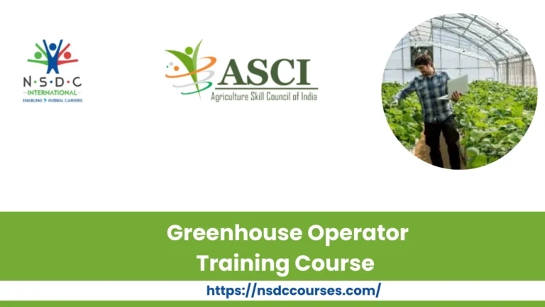 Greenhouse Operator Training Course