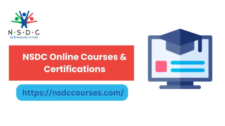 NSDC Online Courses & Certifications